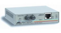 Медиаконвертер Allied Telesis 10/100TX (RJ-45) to 100FX (ST) 2 port unmanaged sw..