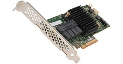 Контроллер Adaptec ASR-71605E (PCI-E v3 x8, LP) SGL SAS/SATAII, Raid 0,1,10,1E, 16port(int 4*SFF8643), 256 Mb cache, Каб.отдельно