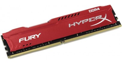 Модуль памяти Kingston 16GB 2666MHz DDR4 CL16 DIMM HyperX FURY Red