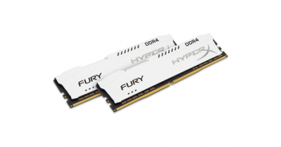 Модуль памяти Kingston 16GB DDR4 2666 DIMM HyperX FURY White HX426C16FW2K2/16 Non-ECC, CL16, 1.2V, Kit (2x8GB), Retail
