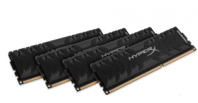 Модуль памяти Kingston 16GB  DDR4 3000 DIMM XMP HyperX Predator Black HX430C15PB3K4/16 Non-ECC, CL15, 1.35V, Kit (4x4GB), Retail