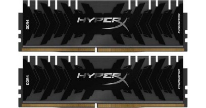 Модуль памяти Kingston 16GB DDR4 3600 DIMM XMP HyperX Predator Black HX436C17PB3K2/16 Non-ECC, CL17, 1.35V, Kit (2x8GB), Retail