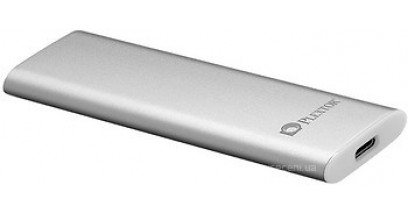 Накопитель SSD Plextor 1.24"" 128GB EX1 External SSD EX1-128(TS) USB 3.1 Gen 2 Type-C, 550/500, MTBF 1.5M, Titan/Silver, Retail
