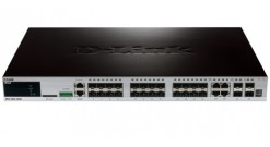 Коммутатор D-Link DGS-3620-28PC/A1AEI 24-ports PoE 10/100/1000Base-T L3 Stackable Management Switch with 4 Combo ports 10/100/1000Base-T/SFP and 4-ports SFP 