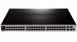 Коммутатор D-Link DGS-3420-52P, L2+ Stackable Managed Gigabit Switch with 48 10/..