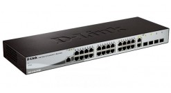 Коммутатор D-Link DES-1210-28/ME, WEB Smart III Switch with 24 ports 10/100Mbps and 2 ports 10/100/1000Mbps and 2 Combo 10/100/1000BASE-T/SFP