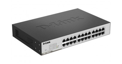 Коммутатор D-Link DGS-1100-24/B2A EasySmart switch 24 10BASE-T/100BASE-TX/1000BASE-T ports compact 11”