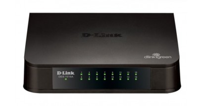 Коммутатор D-Link DES-1016A/E1A, 16-port UTP 10/100Mbps Auto-sensing, Stand-alone, Unmanaged