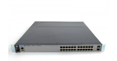 Коммутатор HP 3800-24G-2SFP+ Switch (24x10/100/1000 + 2x1G/10G SFP+ 2 module slots, Managed L3, Stacking, 2 p/s slots, 1 p/s included, 19')