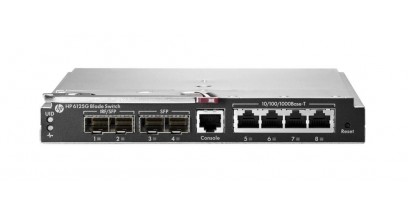Коммутатор HP 6125G, Ethernet Blade Switch 16х1Gb downlinks, 4x1Gb(RJ45), 2xSFP(1Gb)/IRF(10Gb), 2x1Gb SFP, 1xMang(RJ45)