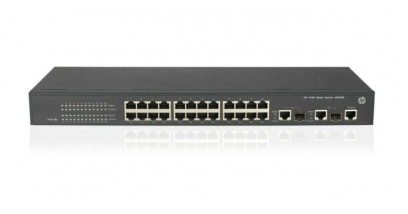 Коммутатор HP 3100-24 v2 EI Switch (24x10/100 + 2x10/100/1000 or SFP, Full Managed L2, Clustered Stacking, 19')