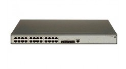 Коммутатор HP 1910-24G Switch (24x10/100/1000 RJ-45 + 4xSFP Web, SNMP, L3 static, single IP management up to 32 units, 19')