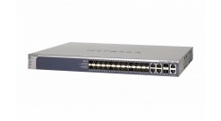 Коммутатор NETGEAR GSM7328FS-200NES 3-го уровня с консольным портом RS232/mini USB на 20SFP+4SFP(Combo) портов +2xSFP+/10G RJ45 Combo порта с 2-мя слотами под 10GE,стек 