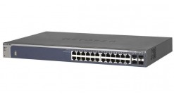 Коммутатор NETGEAR GSM7224-200EUS Управляемый коммутатор 2-го уровня с консольным портом на 20GE+4SFP(Combo) портов со статической маршрутизацией