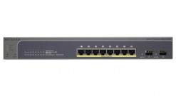 Коммутатор NETGEAR GS510TP (8 x 1000/100/10Mbps, 2 SFP Slots, Rackmount, Firewall Protection, Power over Ethernet (PoE), DoS Attack Protection, Radius/TACACS+, Web Interface) Retail