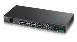 Коммутатор Zyxel MES3500-24 24-портовый управляемый коммутатор L2+ Metro Fast Ethernet с 4 портами Gigabit Ethernet совмещенными с SFP-слотами