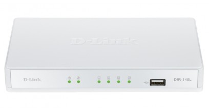 Маршрутизатор D-Link DIR-140L 4x 10/100 LAN ports, 1x 10/100 WAN port, USB 2.0