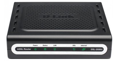 Маршрутизатор D-Link DSL-2500U ADSL внешний Ethernet роутер, 1xLAN, ADSL 2/2+