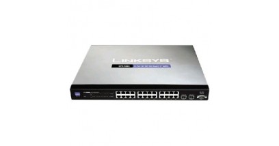 Коммутатор Linksys SPS2024-G5 24 ports 10/100/1000Mbps, 2 ports 10/100/1000 or SFP, 19"" 1U