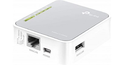 Маршрутизатор TP-Link TL-MR3020 Portable 3G/3.75G Wireless N Router (1UTP 10/100Mbps, 802.11b/g/n, 150Mbps, USB)