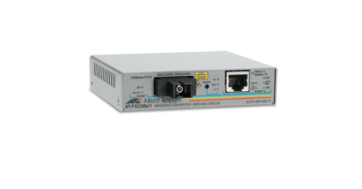 Медиаконвертер Allied Telesis AT-FS238B-1 Автономный 1x10/100Base-TX - 1x100Base-FX(SС) для одномодового волокна (15 км), с преобразованием скорости передачи