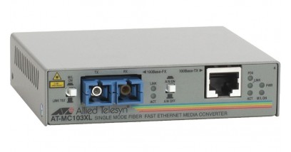 Медиаконвертер Allied Telesis AT-MC103XL 100TX (RJ-45) to 100FX single-mode fiber (SC)