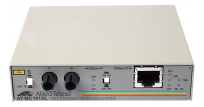 Медиаконвертер Allied Telesis AT-MC101XL 100TX (RJ-45) to 100FX (ST) Fast Ethernet