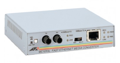 Медиаконвертер Allied Telesis AT-MC101XL 100TX (RJ-45) to 100FX (ST) Fast Ethernet [at-mc101xl-20]