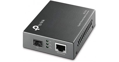 Медиаконвертер TP-Link MC220L 1000Mbps RJ45 to 1000Mbps SFP slot supporting MiniGBIC modules, switching power adapter, chassis mountable