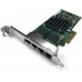 Сетевой адаптер Intel i340-T4 PCI Express, 4-Ports, 10/100/1000Base-T, 1000Mbps (E1G44HTBLK) Сетевой адаптер Intel i340-T4 PCI Express, 4-Ports, 10/100/1000Base-T, 1000Mbps (E1G44HTBLK)