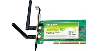 Сетевой адаптер TP-Link \ TL-WN851N Wireless PCI Adapter, Atheros, 2x2 MIMO, 2.4GHz, 802.11n Draft 2.0, 02.11b/g
