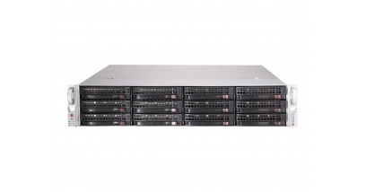 Корпус Supermicro CSE-826BE1C-R609JBOD 2U SAS JBOD, 2x600W, 12x3.5" HDD, Single SAS3 (12Gbps) expander