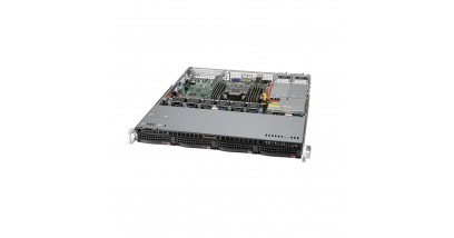 Серверная платформа Supermicro SYS-510P-MR 1xLGA4189, iC621A, 8xDDR4, 4x3.5" SAS/SATA/NVME, 1xPCIE 4.0x16, 2xM.2 NVME/SATA, 2xGLan, 2x400W