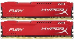 Модуль памяти Kingston 32GB DDR4 2400 DIMM HyperX FURY Red HX424C15FRK2/32 Non-ECC, CL15, 1.2V, Kit (2x16GB), Retail