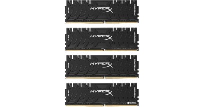 Модуль памяти Kingston 32GB DDR4 3333 DIMM XMP HyperX Predator Black HX433C16PB3K4/32 Non-ECC, CL16, 1.35V, Kit (4x8GB), Retail