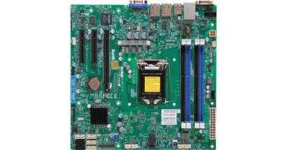 Материнская плата Supermicro X10SLM-F 1xLGA1150, C224, Xeon E3-1200 v3, mATX, 4xDIMM Intel s1150 H3