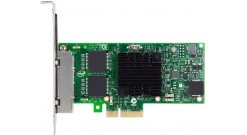 Сетевой адаптер Intel i350-T4 Ethernet Server Adapter, 4 x Gbit Ports RJ-45, PCI-E x4, iSCSI, NFS, VMDq (I350T4V2BLK) [936716 / 915198 / 936715)
