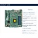 Материнская плата SuperMicro MBD-X10SLM+-LN4F-B Socket-1150 Intel C224 DDR3 ECC uATX 4xRJ45 Gigabit Ethernet SATA3 VGA BULK
