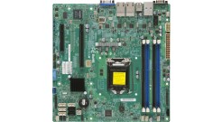 Материнская плата Supermicro X10SLM+-LN4F Socket-1150 Intel C224 DDR3 ECC uATX 4xRJ45 Gigabit Ethernet SATA3 VGA