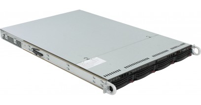 Серверная платформа Supermicro SYS-6018R-MTR 1U 2xLGA2011 iC612, 8xDDR4, 4x3.5"" HDD, 2x1GbE, IPMI 2x400W