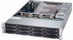 Серверная платформа Supermicro SSG-6028R-E1CR12L 2U 2xLGA2011 2x920W, iC612, 16xDDR4, 12x3.5""HDD, LSI3008,2x10GbE 2x920W