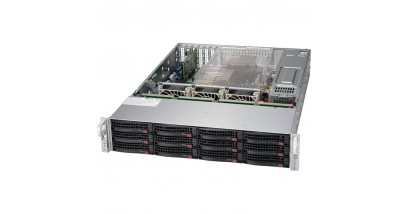 Серверная платформа Supermicro SSG-6028R-E1CR12N 2U 2xLGA2011 2x920W, Intel C612, 24xDDR4, 12x3.5""HDD, 4x10GbE 2x920W