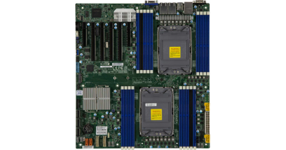 Материнская плата Supermicro X12DPi-NT6 Dual LGA4189, C621A, 18xDDR4 RDIMM, 4xPCI-E, LAN 2x10Gb, SATA RAID, ATX  (OEM)