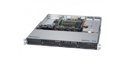 Серверная платформа Supermicro SYS-5019S-MR 1U LGA1151 iC236, 4xDDR4 ECC, 4x3.5"" bays, 2x1GbE, IPMI,PCI-Ex16b 2x400W
