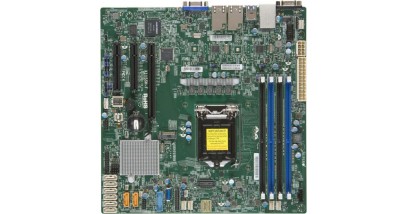 Материнская плата Supermicro X11SSH-F  S1151 Intel 4xDDR4, 8xSATA, 2xGbE, IPMI, VGA (OEM)