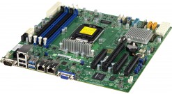 Материнская плата Supermicro X11SSM-F S1151 Intel, iC236 , 4 DDR4 ECC, 2*PCI-Ex8 + 1*PCI-Ex4, SATA + RAID, IPMI 2.0, 2*GLAN, mATX