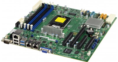 Материнская плата Supermicro X11SSM-F S1151 Intel, iC236 , 4 DDR4 ECC, 2*PCI-Ex8 + 1*PCI-Ex4, SATA + RAID, IPMI 2.0, 2*GLAN, mATX (OEM)
