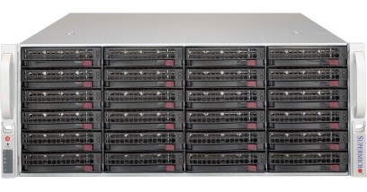 Корпус Supermicro CSE-846BE2C-R609JBOD -  4U SAS JBOD, 2x600W, 24x3.5", dual SAS3 (12Gbps) expanders