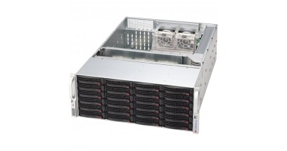 Корпус Supermicro CSE-846BE2C-R1K28B— 4U, 2x1280W, 24x3.5"" + 2x2.5"" opt., dual SAS3 (12Gbps) expanders