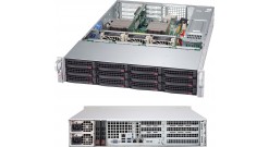 Корпус Supermicro CSE-826BAC12-R802LPB 2U, 12x3.5